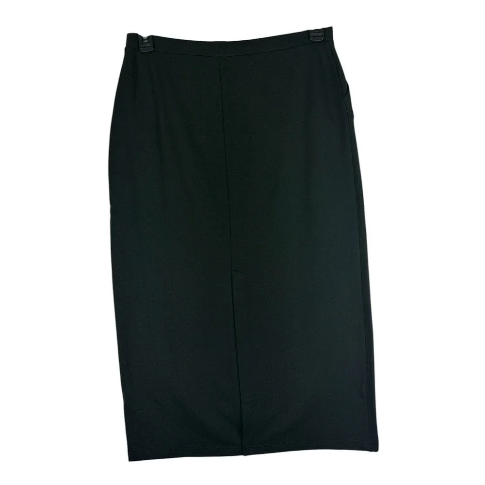 J. Jill Pure Jill Black Pima Cotton Modal Pencil‎ Skirt Small New 720946